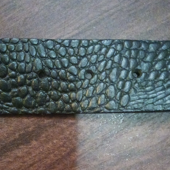 Birkenstock Textured Black Leather Belt - Picture 10 of 11